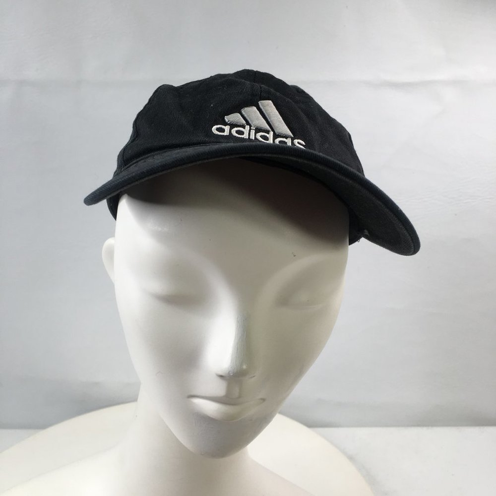 Adidas Hats Cap Fitted Womens Small Medium Black White Fitted Climalite ​  #2760